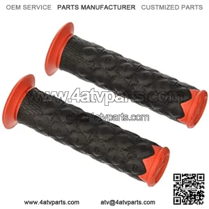 der Grips SL/TR/B SLT Slim Line Grips for ATV, Watercraft, Snowmobile Black/Red