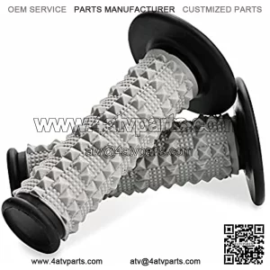 7/8" Motorcycle Handlebar Grips 22mm 28mm For Apollo 125cc 250cc For Yamaha  Suzuki  Dirt Pit Bike Universal ATV UTV (Black)