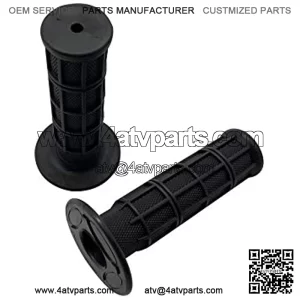 SHUmandala 7/8'' 22mm Black Handlebar Grips For ATV