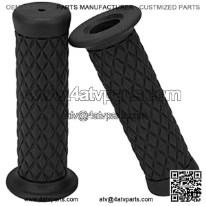 Techjayse 7/8" Universal Motorcycle Hand Bar Grips Pillow Grip Anti-Slip Rubber Racing Grip for Dirt Bike Motocross Compatible with Harley Triumph Yamaha Kawasaki,Different Size,5% coupon applied at