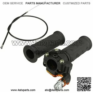 Twist Throttle Accelerator Grips&Cable For ATV Quad Dirt Pit Bike