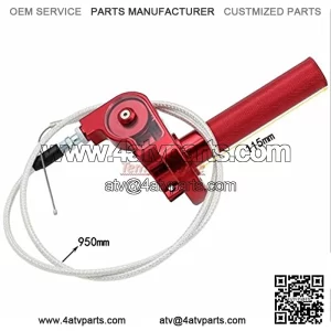 Templehorse Aluminum 7/8'' Throttle Grip Quick Twister + Throttle Cable CRF50 70 110 125 250 Dirt Pit Bike
