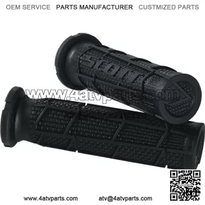233926-0001 Black Radial Full Waffle ATV Grips