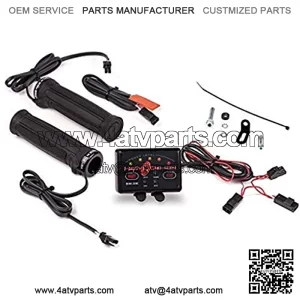 Heat Demon 215048 Quad Zone ATV Clamp-On Heated Grip Kit, Black