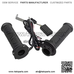 7/8'' Heated Grips Universal Motorcycle Handlebar Throttle Grip Compatible with Harley Honda Kawasaki Yamaha Dirt Bike ATV