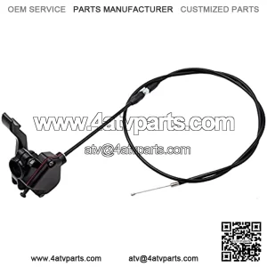 7/8" 22mm Throttle Lever Thumb Cable Assembly, PRO BAT, Thumb Throttle Accelerator Lever Handle For 50cc 70cc 90cc 110cc 125cc 150cc 200cc 250cc 300cc Pit Quad Dirt Bike ATV