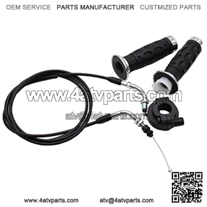 Throttle Twist Grip Set With 7/8" Scooter Holder Housing Throttle Cable For Gy6 50cc 80cc 125cc 150cc
