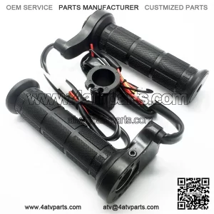Motorcycle Heated Grips 12V 22mm 7/8" Adjustable Hot Hand Motorbike Scooter ATV