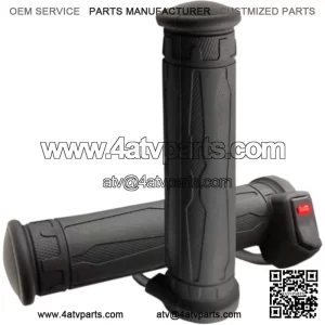 Koso North America
							Black Apollo Heated Grips for Thumb Throttle - AX073010