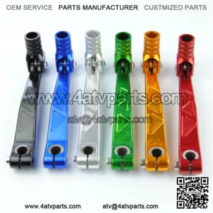 colorful aluminium rear gear shift lever for 50cc 69cc 110cc 140cc dirt bike pit bike