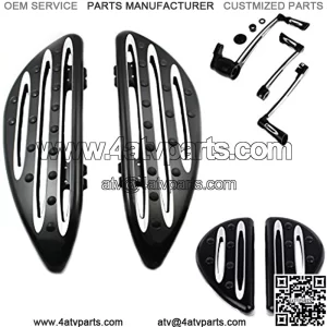 Front & Rear Floorboard Foot peg Brake Arm Kit Shift Peg Fit for Harley Touring FLT FLH 2008-2013