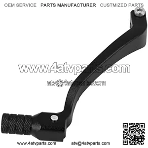 0.39 Inch Aluminum Alloy Motorcycle Shift Lever Folding Gear Shifter Black
