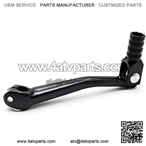 Folding Gear Shifter Shift Lever, PRO BAT, CNC Aluminum Gear Shifter Shift Lever for XR50 XR80 CRF50 CRF70 50cc-125cc Pit Dirt Bike Motorcycle, Black