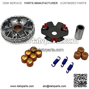 High-Performance Racing Variator Kit for Chinese Scooter Moped ATV 4-Stroke GY6 50cc 80cc 100cc 139QMB 139QMA Engine Front Clutch