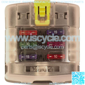 6 Circuit ATC Fuse Box With Cover