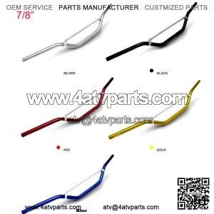 7/8" Mid Handlebars Handle Bars Fit ATV Pit Dirt Bike Offroad Motorcycle
