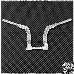 Handle Bars Motorcycle 12" 14" 16" Bar Handlebars Black/Chrome Z Drag Bar Wet Clutch Fit for Harley Touring FLHRXS Road King Special FLHR 14-up Vehicle Accessories