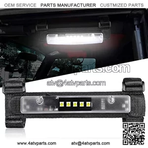 Nirider UTV Interior Light Universal Roll Bar Mount LED Light Utility Roll Cage Light Courtesy Light Interior Dome Light for UTV ATV Can-Am Truck Car Off Road Vehicle
