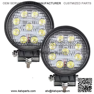 Driverwish 2Pcs LED Work Light 48W 4 Inch Flood LED Light Bar for Tractor Offroad Truck ATV UTV SUV Driving Lamp Daytime Running Light