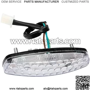 12V Led Rear Brake Tail light for 50cc 70cc 90cc 110cc 125cc Taotao 110B Boulder B1 Coolster 3050C Vitacci HAWK Peace Roketa Sunl BMS Bamboo RPS Raider 6 ICEbear JCL Chinese Quad ATV 4-Wheeler