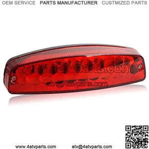 LED Rear Brake Tail Light Red Motorcycle Taillight Compatible with 50cc 70cc 90cc 110cc 125cc Scooter Moped Quad Taotao Sunl JCL Coolster Roketa Kazuma Chinese Atvs