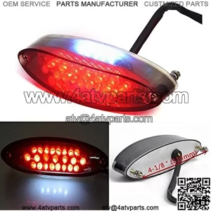 Universal 28 LEDs Motorcycle ATV Tail Light Brake Stop Lights Compatible with Suzuki Harley Davidson Honda Kawasaki DR DRZ 650 400