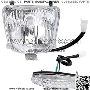 12V Front Head Light Lamp and Rear Brake Tail light for 50cc 70cc 90cc 110cc 125cc Taotao 110B Coolster 3050C Vitacci HAWK Peace Roketa Sunl BMS RPS Raider 6 ICEbear Chinese Quad ATV 4 Wheeler