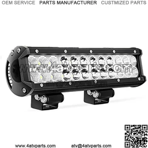 NI06A-72W 12Inch 72W Spot Flood Combo Led Light Bar Off Road Lights Boat Lights Fog Light Driving Lights LED Work Light for Trucks