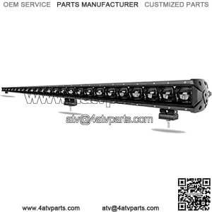 6D Lens 53 Inch 240W Single Row Led Light Bar for Car ATV Trailer 4WD SUV Trucks Cherokee xj Wrangler 4x4 Offroad Flood Beam Driving Bars Lights