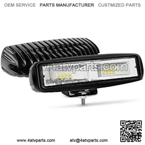 15021F-B LED Light Bar 2PCS 6 Inch 48W Flood Driving Fog Light Off Road Lights Boat Lights driving lights Led Work Light SUV Jeep Lamp