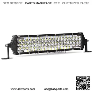 12 Inch LED Light Bar 264W Five Row 26400LM Spot Flood Combo Beam Work Lights Off Road Driving LED Fog Lights for Jeep/ATV/UTV/Truck/Boat, 12V/24V