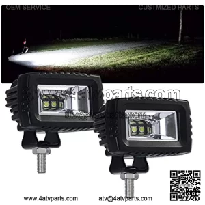 Led Pod Lights, 2Pcs 2.8 Inch 20W Flood Cree Off Road Backup Driving Lights Fog Lamp Rear Bumpers Signal Reverse Light Bars Compatible with Trucks Jeep Motorcycle ATV UTV SUV Tacoma