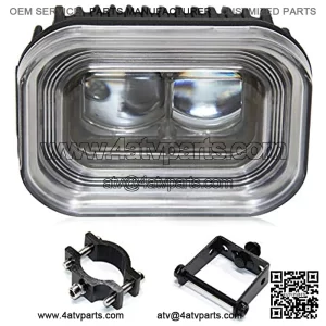 4" Universal Motorcycle Led Headlights Driving Lights DRL Driving Running Lights LED Spotlight Headlight Work Light Hi/Lo Beam Headlamp Spotlights for All Motorcycle ATV Truck E-Bike Car (1 Piece)