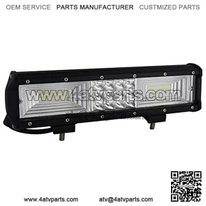 LED Work Light Bar 12 Inch 7D 180W Triple Row Spot Flood Combo Off Road Lights for 4WD 4x4 SUV ATV UTV Truck Car Pickup Boat Fog Lamp