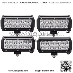 4X 36W Led Pods 7 Inch Led Light Bar Led Spot lights IP 67 Waterproof Fog Lights for Off-road Vehicle, ATV, SUV, UTV, 4WD, Jeep, Boat??