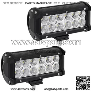 LED Light Bar, 36W 7Inch LED Work Light Flood LED Light Pods Off Road Driving Light Fog Lights Waterproof Truck Tractor Car Boat Motorcycle 4WD ATV SUV