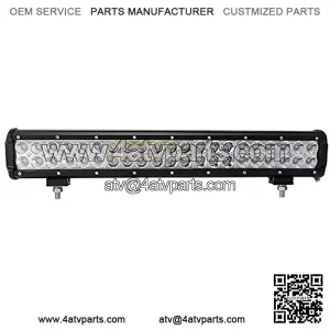 1X 20" 126W Flood Spot Combo Led Light Bar Off Road Light Driving Light Led Bar Fog Light Waterproof for Boat Truck Trailer Tractor Off-Road 4x4