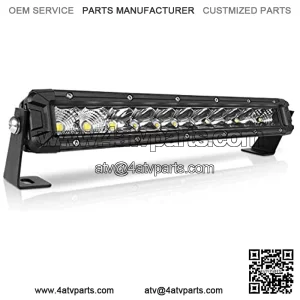 12 Inch LED Light Bar Flood & Spot Beam Combo 10000LM Off Road LED Light Bar Driving Light for Pickup SUV ATV UTV Truck Roof Bumper