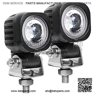 Motorcycle Led Lights, 2"x2" 20W Fog Light Auxiliary Light for Dirt Bike Motorcycle ATV UTV