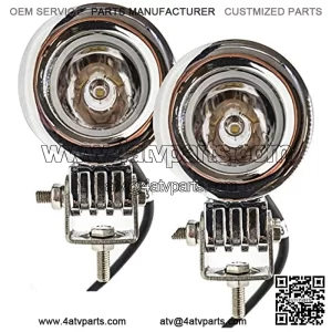 OZ-USA  20w LED Lights spot Motorcycle Cruiser Fog hid Passing Running White vn