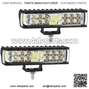 6 Inch LED Light Bar 12V 2PCS 36W Led Pods Flood Spot Off Road Driving Fog Lights for Trucks Boat ATV