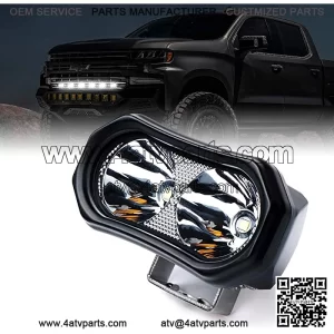 Aluminum 10W CREE Spot Beam Fog Lamp Driving LED Work Light for Jeep Pickup Truck UTV ATV Motorcycle Off-Road Vehicles - 1 PC