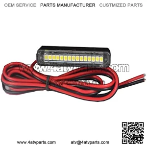 1x Motorcycle Waterproof led light with 15 pc white led for License Plate Light,Backup Light ,taillight or Brake Light