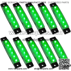 10 piezas de luces LED de tira de roca para coche, kit de iluminaci??n para guardabarros de rueda subterr??nea, impermeable, para carrito de golf, Wrangler, todoter, cami??n, RV, UTV, ATV, moto de ni