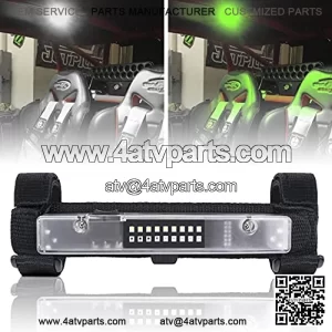 Luz de c??pula LED, doble fila, 18 piezas de luz LED CREE chips de luz interior de la utilidad, rollo de la jaula de la luz de la barra de la c??pula de la luz de cortes??a para SUV UTV ATV 4x4 Can-Am Of