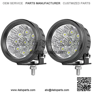 OFFROADTOWN - 2 unidades de 3.5 pulgadas 90 W LED luz de conducci??n todoter, barra de luz LED de trabajo redonda antiniebla para todoter, cami??n, SUV, ATV, UTV, construcci??n, camping, cazadore
