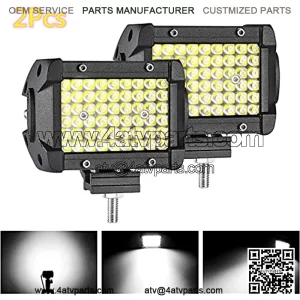 YBYZ Barras de luz LED Spot de 10 cm 162W, Rayo LED, luz antiniebla Impermeable para Conducir Todo Ter, Barco, Auto, Tractor, cami??n,SUV,ATV