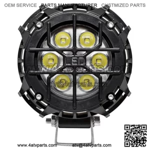 4" Golf Cart LED Utility Spotlight - 12V-30V (21 Watt / 2,000 Lumens, Fits All Carts)