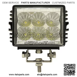 4.5" Golf Cart LED Utility Spotlight - 12V-24V  (18 Watt / 1,350 Lumens, Fits All Carts)