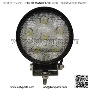 4.5" Golf Cart LED Utility Floodlight - 12V-24V (18 Watt / 1,350 Lumens, Fits All Carts)